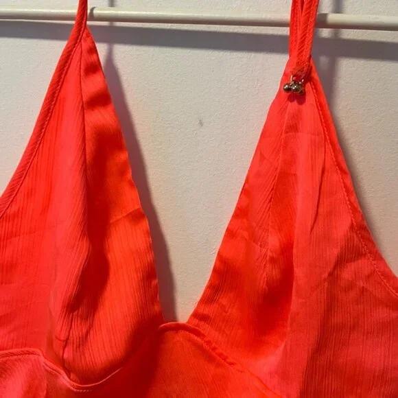 Free People Neon Halter Mini Dress - Picture 5 of 13